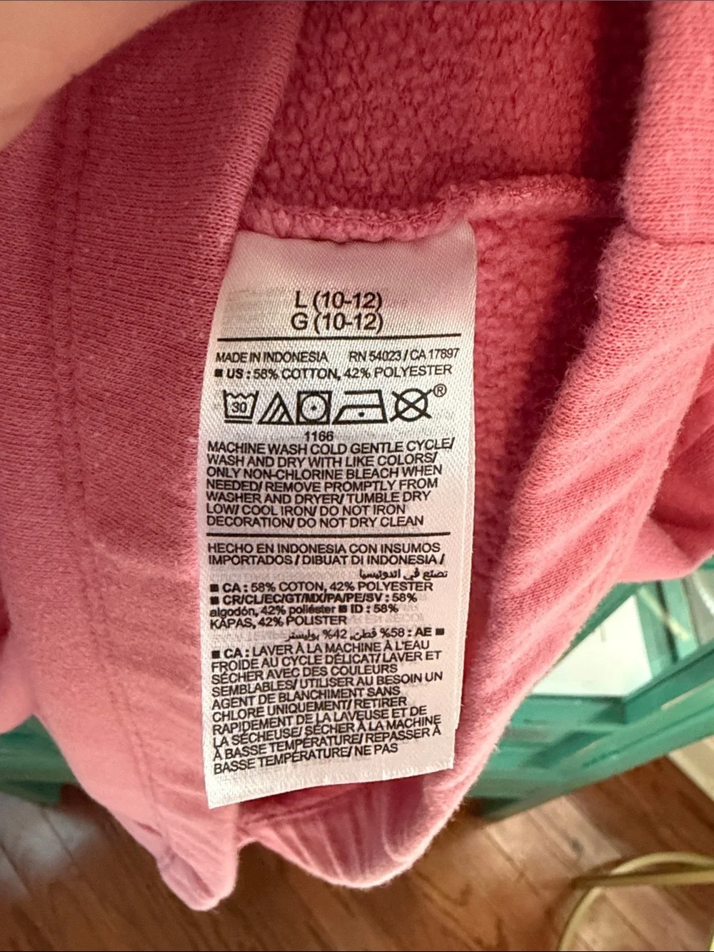 Kids' Pink Hooded All Love Sweatshirt Dress - Cozy Casual Style